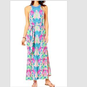 Lilly Pulitzer Monterrey Halter Maxi Dress - Missing Sash
